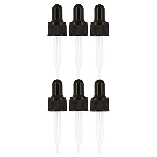 15ml Black Eye Droppers for 10ml and 15ml Bottles | Wholesale