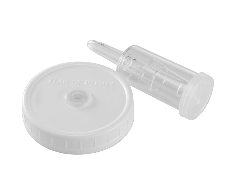 Fermentation Lids | 4-Pack | for Making Sauerkraut in Wide Mouth Mason Jars, Includes Instructions Recipe and Gift Box for Storage...